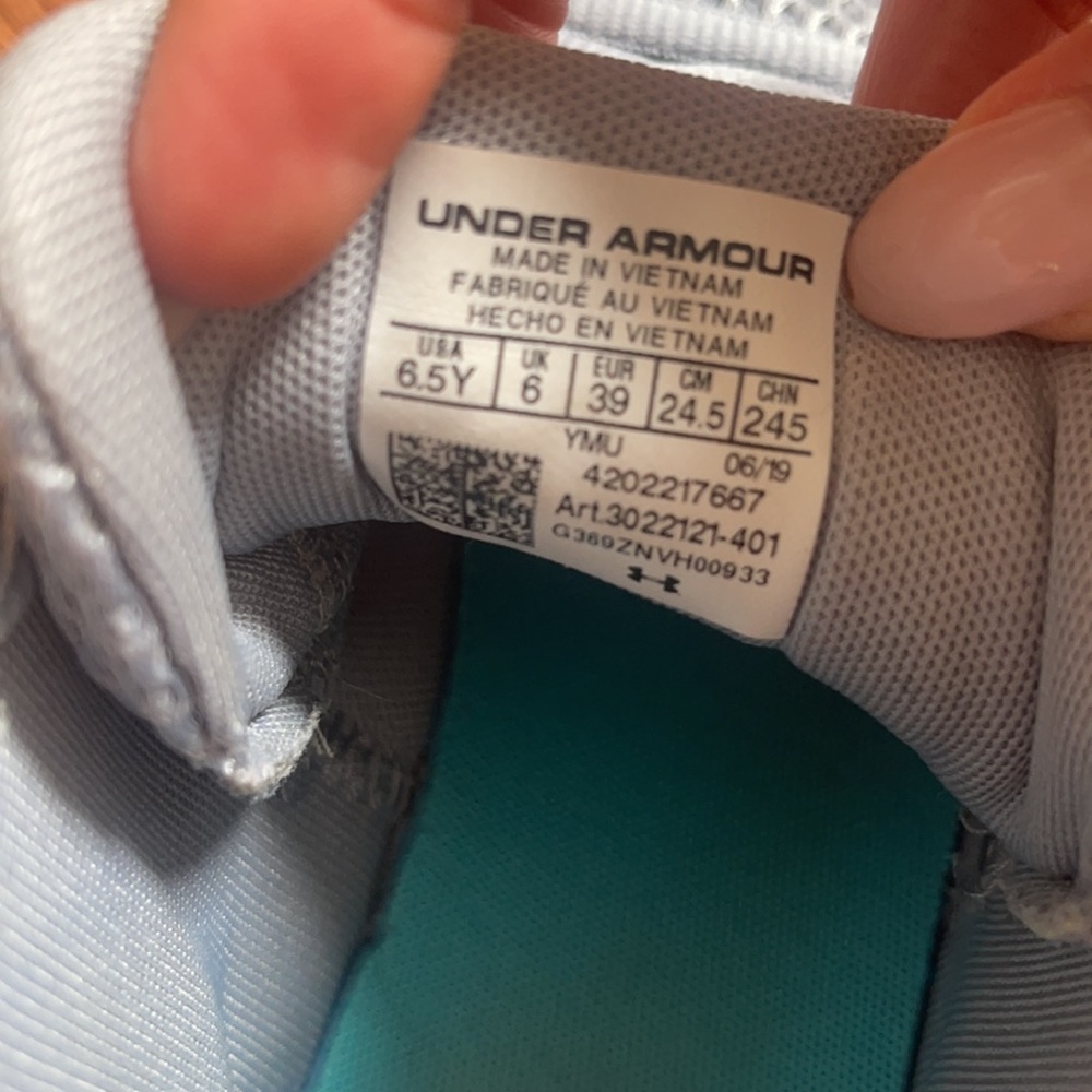 Under Armour Unisex Kids Tennis Shoe- 6.5 Y - Picture 5 of 6